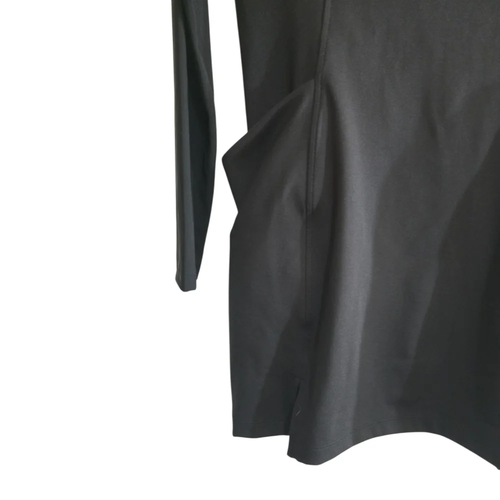 Bad Birdie Hybrid Long Sleeve Black Mini Dress Small Sporty Golf - Picture 8 of 9